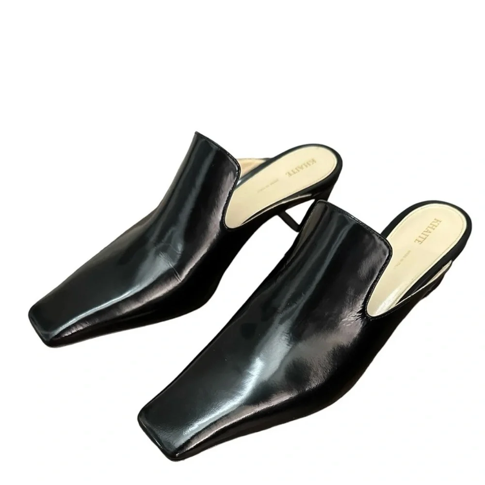 KHAITE The Marfa leather mules Women’s Size 36/6 - Picture 1 of 9